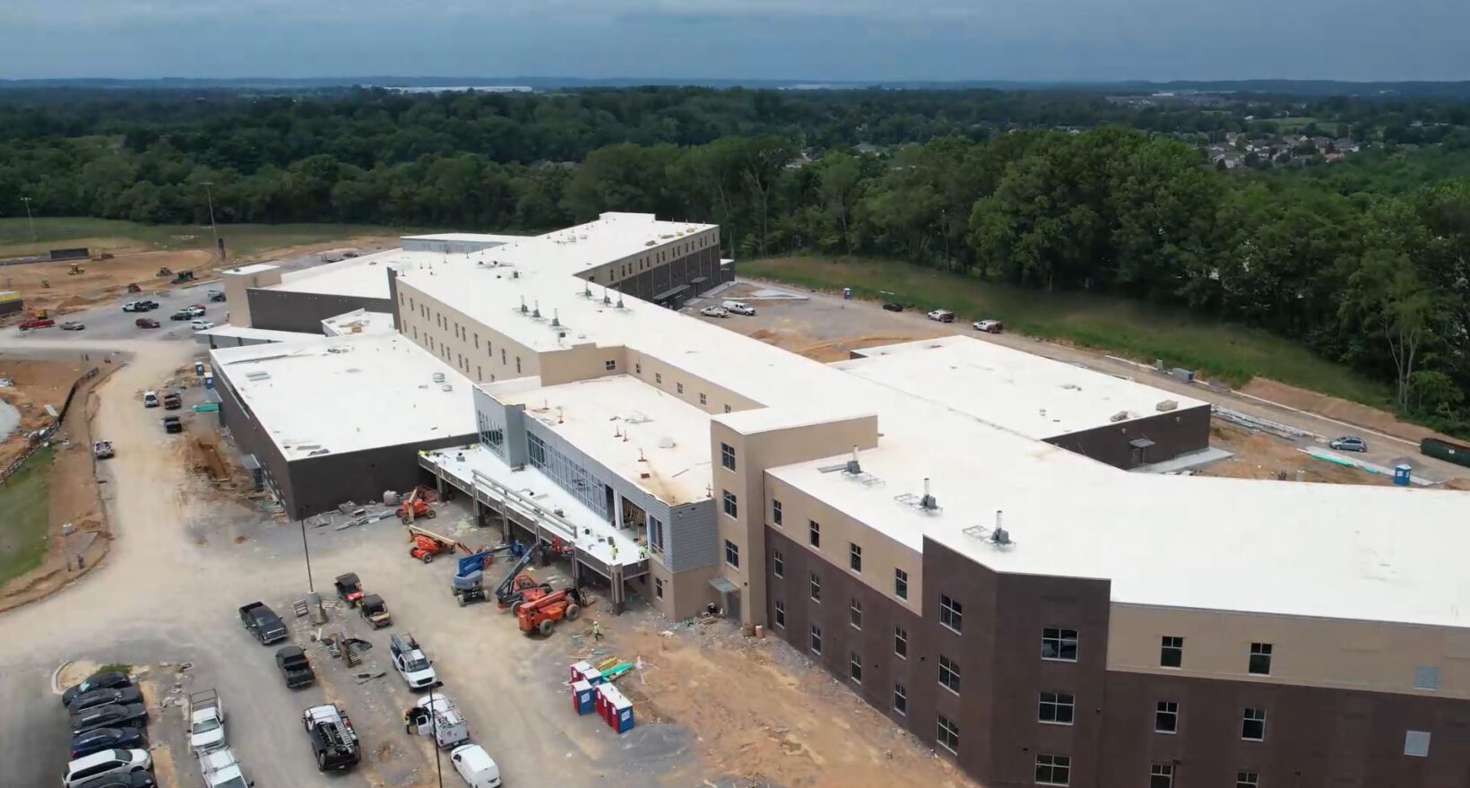 Battle Creek High School aerial