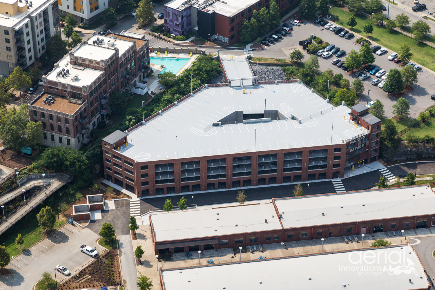 Bus Barns Parking Garage