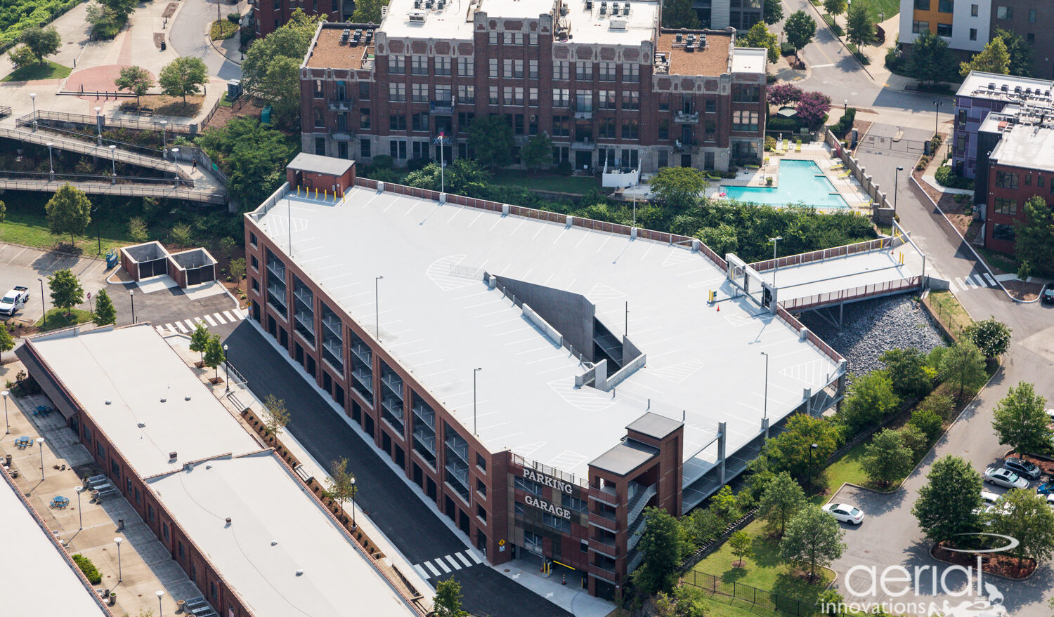 Bus Barns Parking Garage